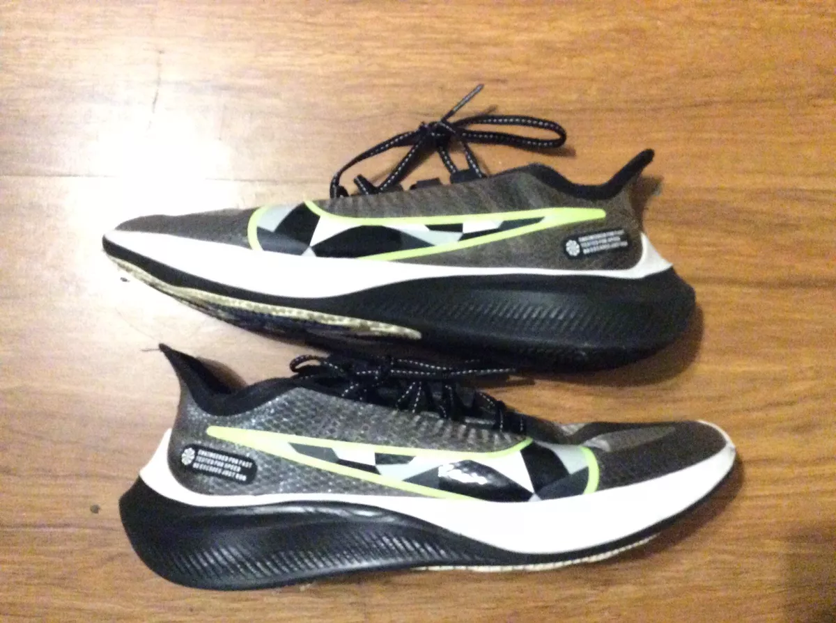 Nike Zoom Gravity Shoes For Men Black White Green Color Size 9