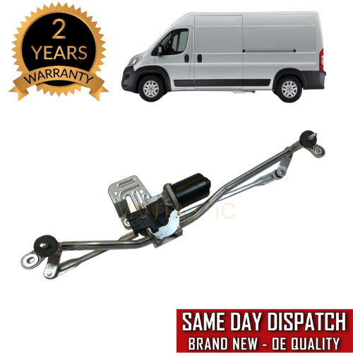 NEW FRONT WINDSCREEN WIPER MOTOR & LINKAGE FOR FIAT DUCATO 2007 ONWARD