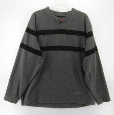 VINTAGE Structure Sweater Men Large Gray Spor...