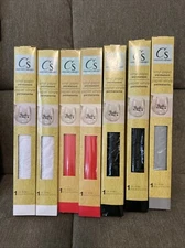 NEW Lot of 7 Crafter's Square Permanent Vinyl Paper 12 inches x 48 inches