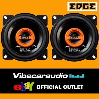 EDGE EDST214-E6 - 4'' 10 cm 2-Wege Koaxial-Auto-Lautsprecher 160 W Gesamtleistung