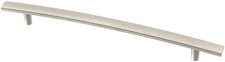 3 X BRAINERD P37035W-SN-CP 192MM CAROLINE ARCH PULL/STAIN NICKEL 10 INCH 3 COUNT