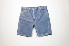 Vintage Y2K 2002 Levis 505 Mens Size 40 Distressed Denim Jean Shorts Jorts Blue