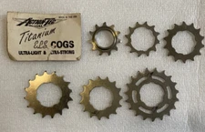 Action-Tec made in the USA Titanium ELS Cogs, 11, 12, 14, 15, 16, 19 tooth