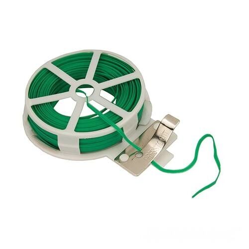 30M Flexible Twist Garden Plant Wire & Cutter Guillotine Dispenser Tie Line - Photo 1/5