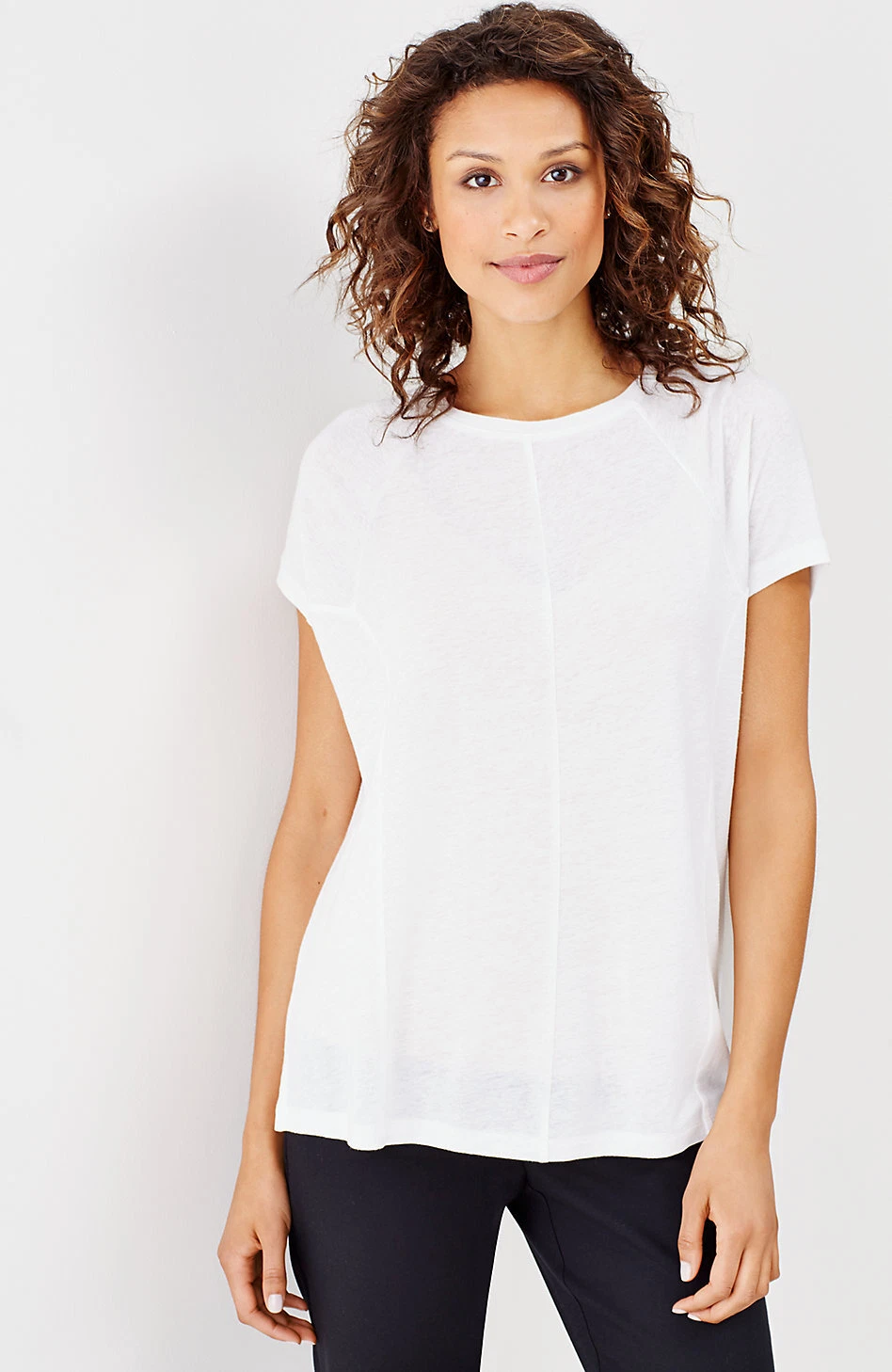 HOT LIMITED DEAL🔥J. Jill ~ XL/XXL ~ NEW Linen/Modal Top ~ White ~ NWOT (2J8)