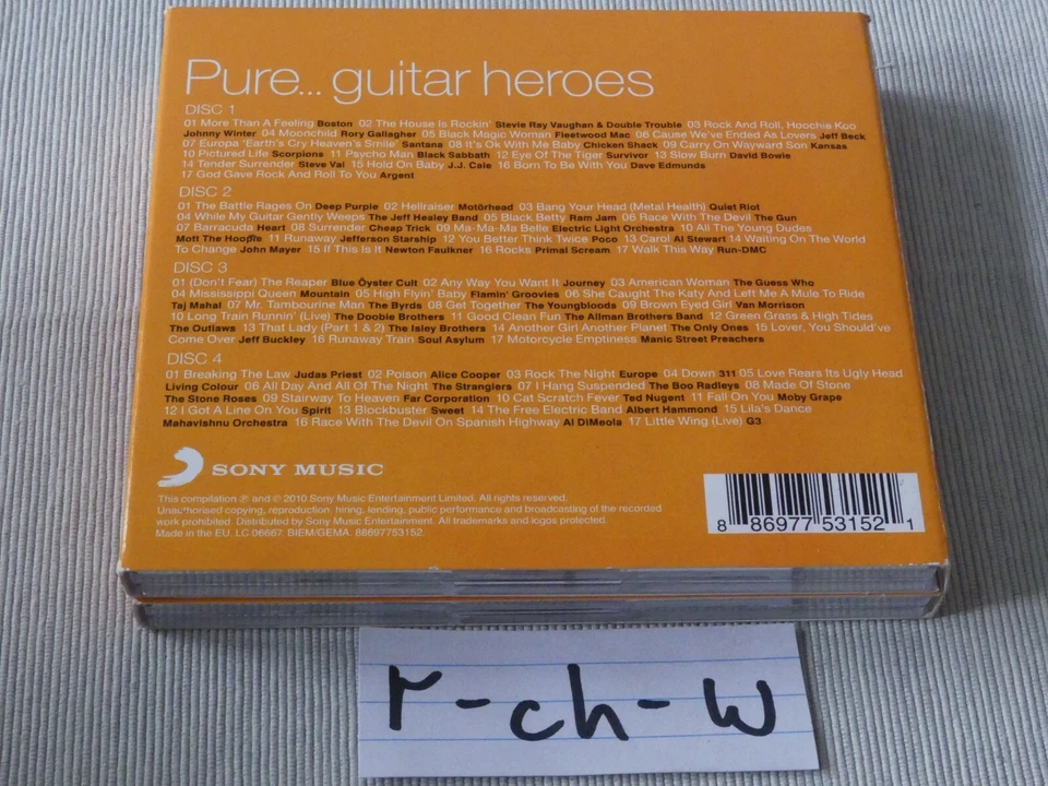 4 CD Set Pure... Guitar Heroes Zustand neuwertig - Bild 2 von 2
