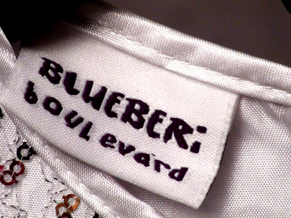 Vestido de Fiesta BLUEBERI BLVD Negro Rosa Plata Lentejuelas Tul Tallas Surtidas Nuevo con Etiquetas Foto 4 de 4