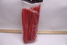 100 Pack - Forney Standard Duty Cable Ties Red 8" 62017