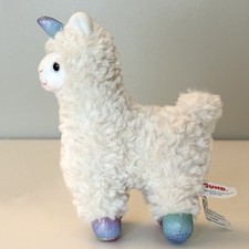 GUND Llamacorn Chatters 7" Plush Toy Llama Unicorn White Soft