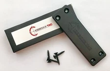 Iceboxx Gun Magnet Concealed Pistol Gun Holder/ desk bed under table Rating 35lb