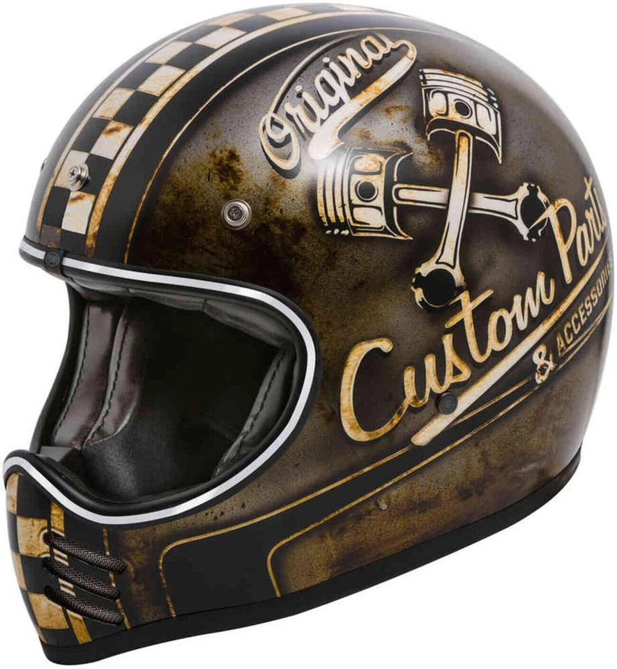 Casque Helmet Intégrale MX Op 9 Bm Noir Bronze Taille L Dernier - Photo 1/1