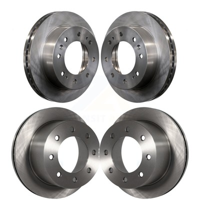 Brake Rotors Front Rear Kit For 2011-2019 Chevrolet Silverado 3500 HD GMC Sierra