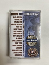 Best of Country 16 Original Country Hits Cassette Tape 1998 New / Sealed