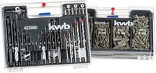 kwb KRAFTIXX 300-piece Bit, Plug, Drill, and Case Set with Multi-coloured 