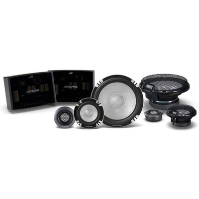 Alpine R2-S653, R Series 6.5'' Pro 3-Way Hi-Res Component Speakers 300W Open Box
