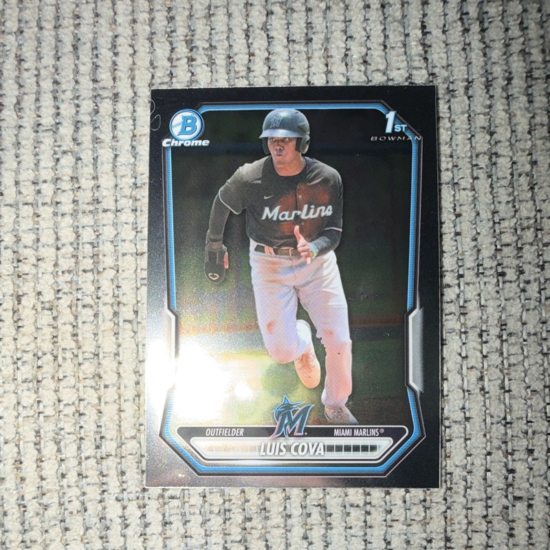 2026 Bowman CHROME Luis Cova 1st Bowman ROOKIE #BCP-38 - Miami Marlins