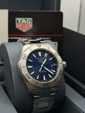 2025 40mm Tag Heuer Aquaracer Solargraph In Blue - Full Set 2030 Warranty