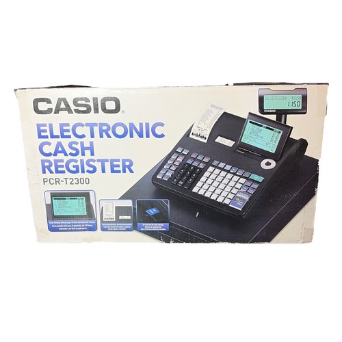 Casio PCR-T2300 Electronic Cash Register Tested And Working