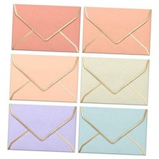 Invitation Envelopes 4x6 Envelopes for Invitations, 60-Pack 6 Pastel Colors