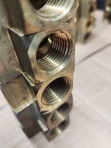 (5pc)Solid Brass Pipe Cross 4 Way Fitting 1/2" NPT 