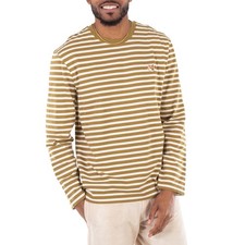 Maison Kitsune Striped Fox Head Patch T-Shirt, Size Small