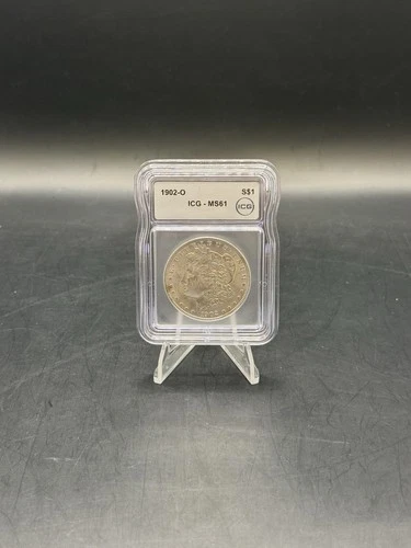 1902-O Morgan Silver Dollar MS61 ICG