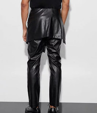 Preços baixos em Calças rock masculinas de couro sintético