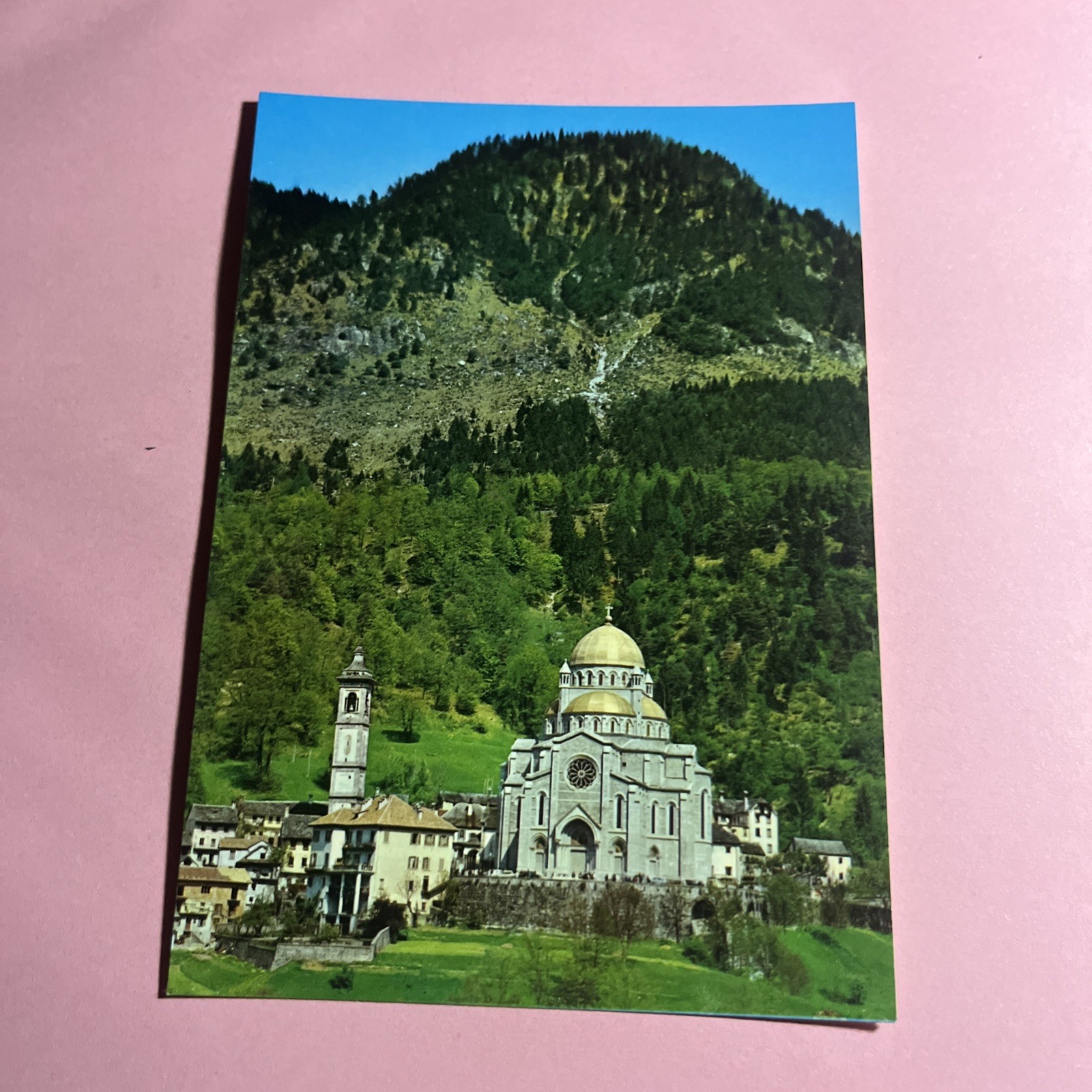 CARTOLINA A COLORI COLLEZIONE - RE - VALLE VIGEZZO SANTUARIO MADONNA DEL SANGUE