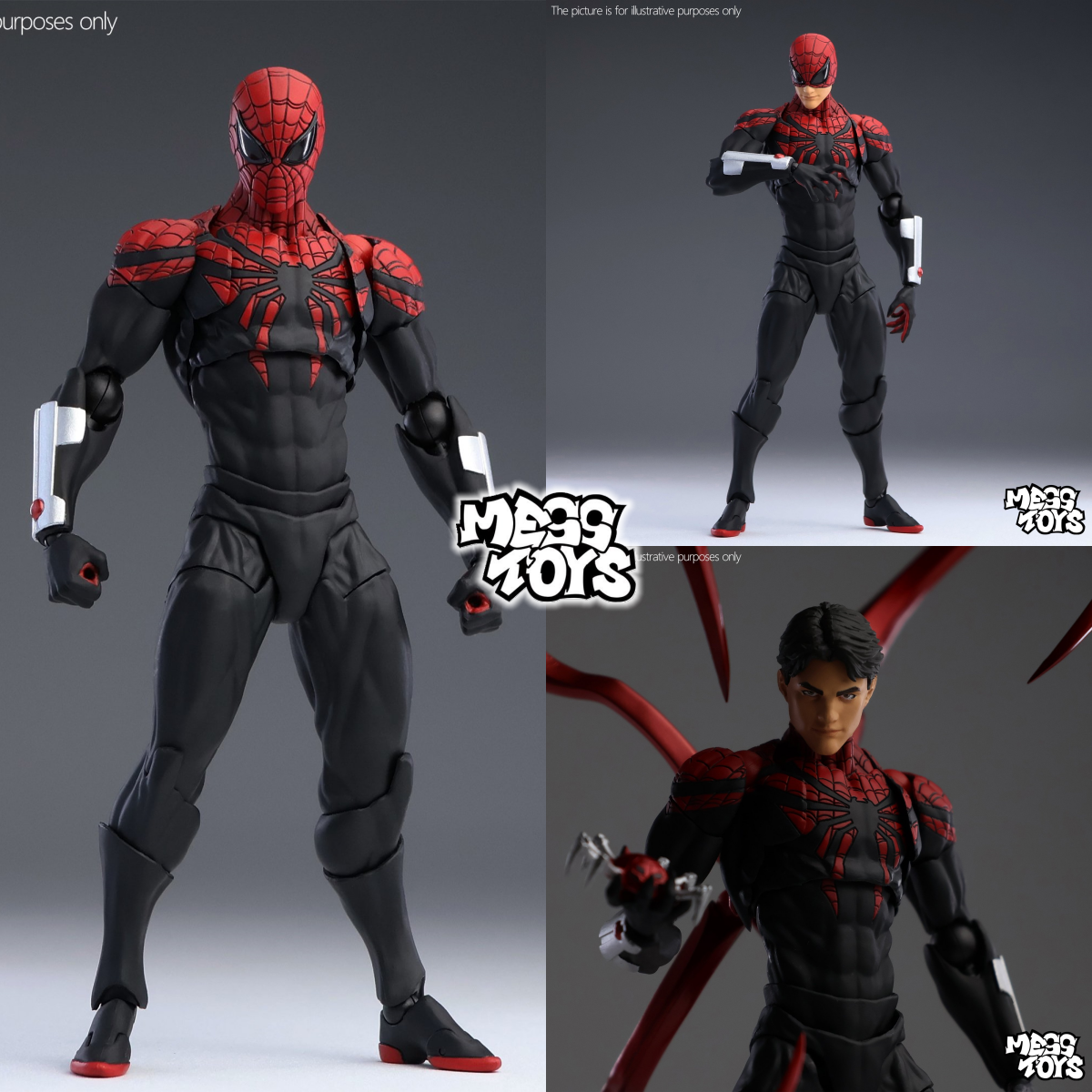 In Stock MESS TOYS Superior Spider Man Peter Parker Doctor Octopus