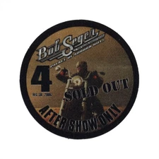 Bob Seger 2006 Face the Promise Concert Tour Aftershow Backstage Pass