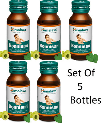 Himalaya Bonnisan Drops 30 ml x 5 | Baby Digestive & Colic Relief | Fast Ship
