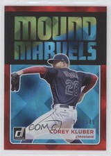 2018 Panini Donruss Mound Marvels Red 123/149 Corey Kluber #MM4 w1s