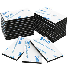 Double Sided Tape Heavy Duty 48 Pcs | Strong Double Sided Sticky Pads for Outdoo