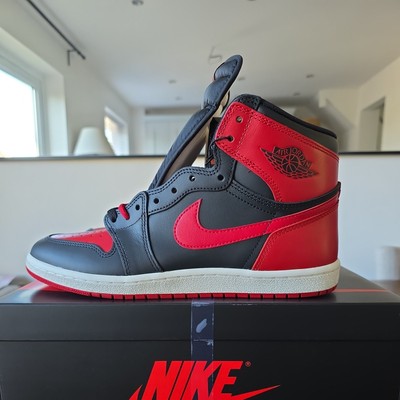 Nike Air Jordan 1 Retro High '85 OG Bred Trainers (2025) UK10