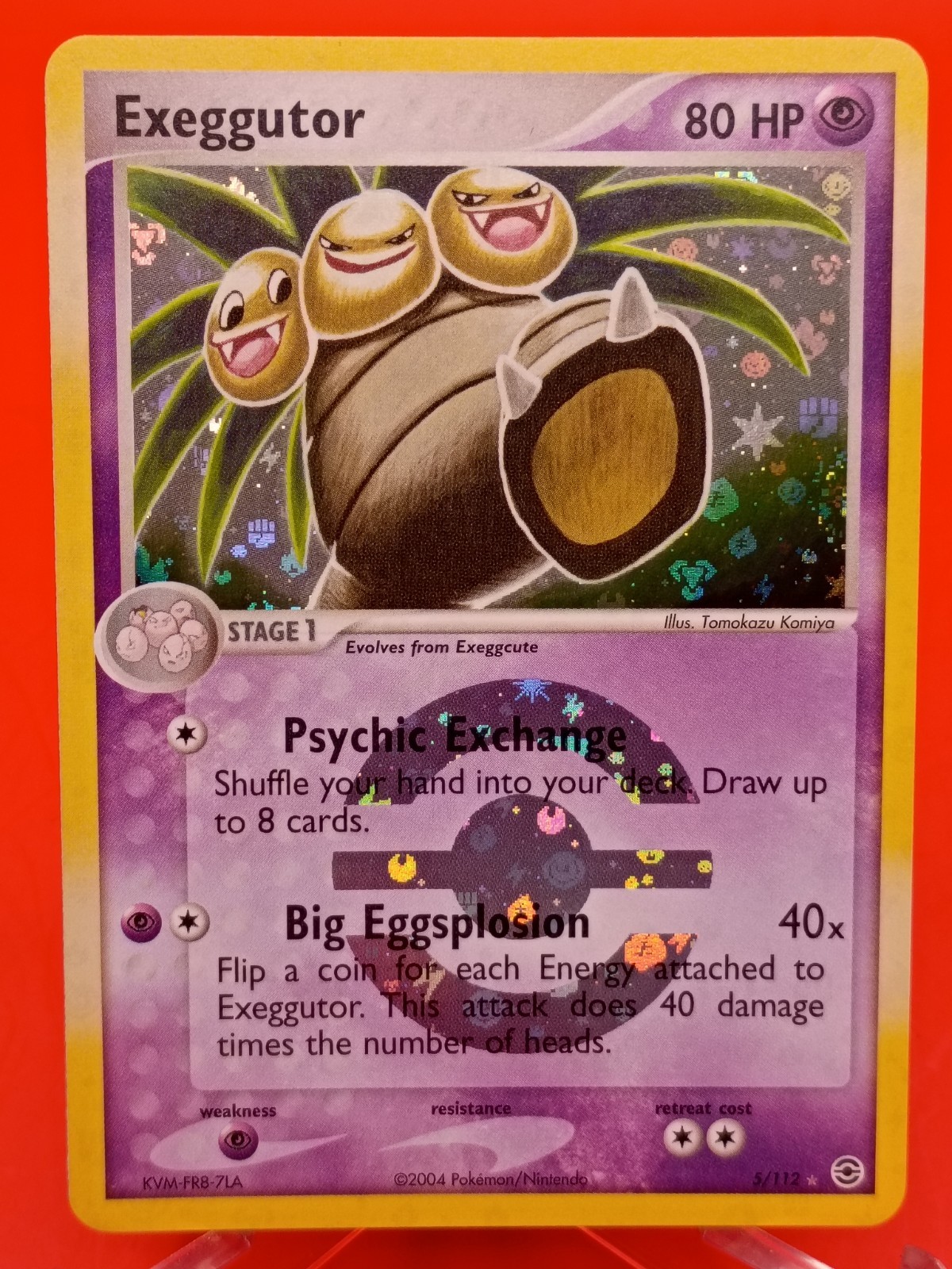 Exeggutor 5/112 Reverse Holo FireRed & LeafGreen Near Mint Pokemon