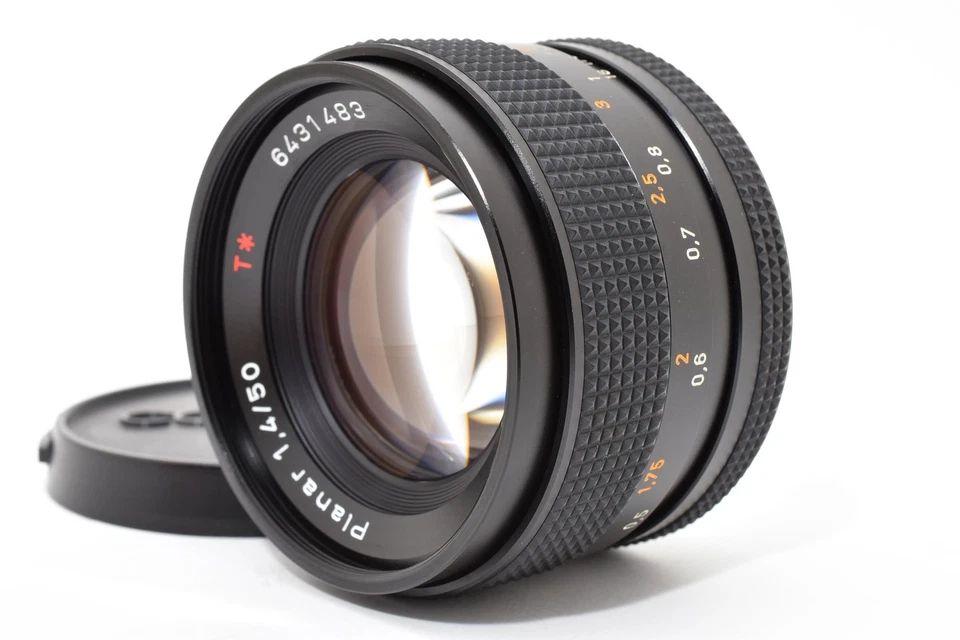 [MINT w/Caps] Contax Carl Zeiss Planar 50mm f/1.4 AEJ C/Y Mount Lens From JAPAN - Image 2 of 4