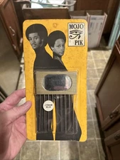 1970’s MOJO PIK AFRO COMB HAIR PICK AFRICAN AMERICAN Sealed Package Model #7301M