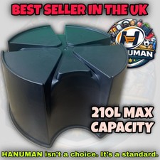 round 210 litre water butt stand base (waterbutt) quality plastic product uk.