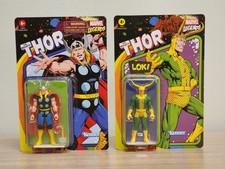 Marvel Legends Retro Thor & Loki Action Figure I 1 18 Scale I Hasbro