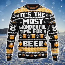 Beer Merry Christmas Ugly Christmas Sweater