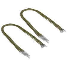 20Pcs 24" Waxed Necklace Cord 1.5mm Bracelet String Black