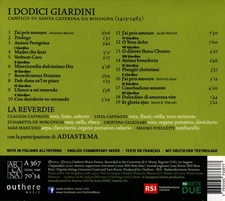 I DODICI GIARDINI: CANTICO DI SANTA CATERINA DA BOLOGNA NEW CD