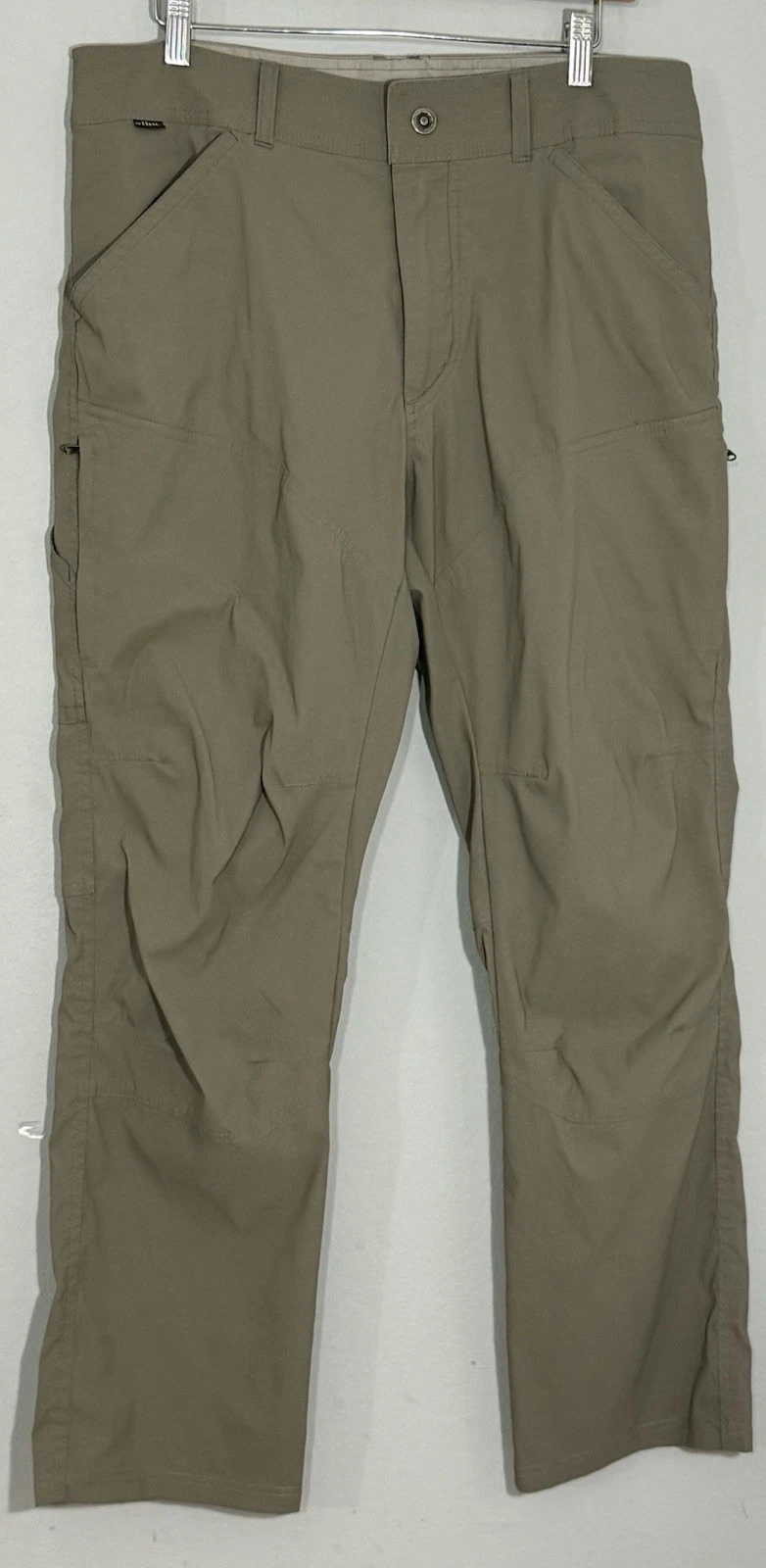Kuhl Men’s 35x30 Khaki Hiking Cargo Pants Lightweight Trail Outdoor