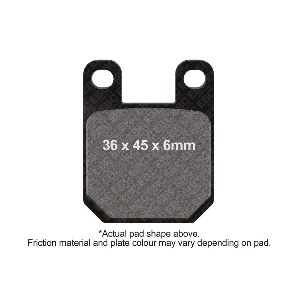 EBC Motorcycle Brake Pads DMX Rear Right for Gilera GSM 50 2002 - 2003