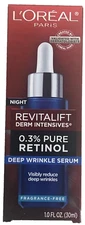 L'Oreal Paris Revitalift Derm Intensives Night Serum 0.3% Pure Retinol 1 fl oz