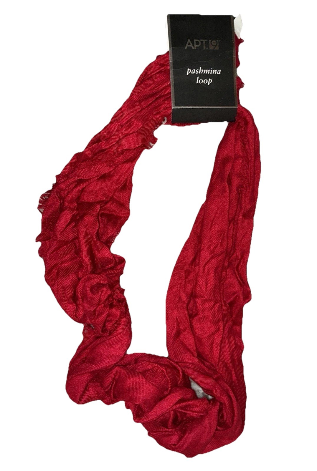 Apt 9 Infinity Scarf Pashmina Loop Raw Edge NWT