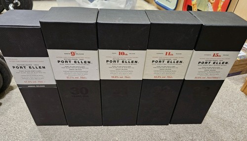 5 x Port Ellen Annual Release Empty Whisky Boxes - Picture 2 of 3