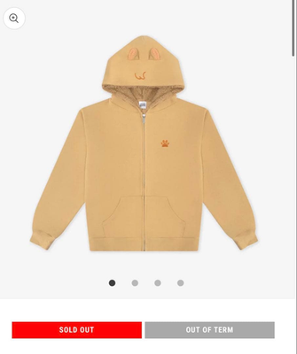 Stray Kids HAN Hanquokka SKZOO Zip Up Hoodie 2025 Japan Pop-Up