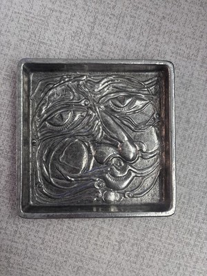 Don Drumm aluminum SMALL SQUARE SUN FACE TRAY D